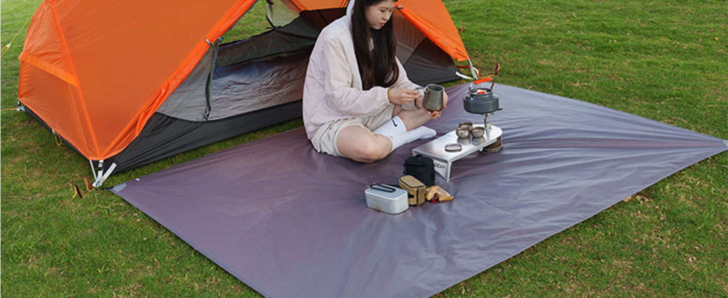 Amazon | 3F UL GEAR グランドシート 100g超軽量 蓮の葉防撥水 防潮 耐